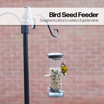 Pawfecto Bird Feeder Niger Seed Birdfeeder Heavy Duty Hanging Feeders Birdfeeder For Garden Wild Birds (Medium)
