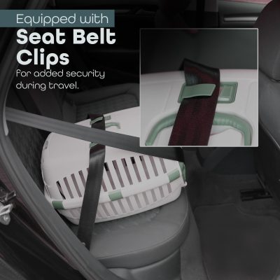 Pawfecto Cat Carrier Transport Crate Dogs Carrying Box Kitten Carry Basket Cats Puppys Travel Cage